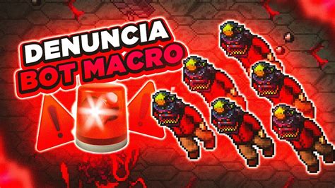 Denuncia Grave De E Macros E Bug Que Atrapalhou O Tibia L Tibia