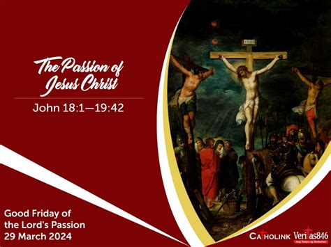 Good Friday Of The Lord S Passion Catholink