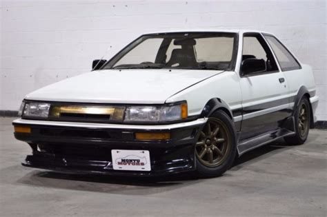 Toyota Corolla Levin Ae White Black A Geu Speed