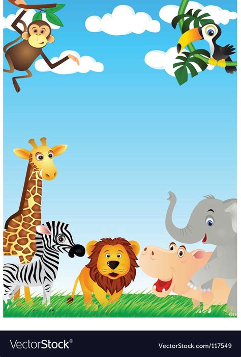 Animal cartoon vector image on VectorStock