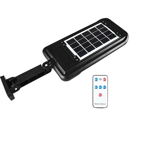 Faro Lampione Stradale Pannello Solare Fotovoltaico Sensore Led Cob