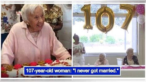 Woman Celebrates 107th Birthday And Shares Her Secret To Living A Long