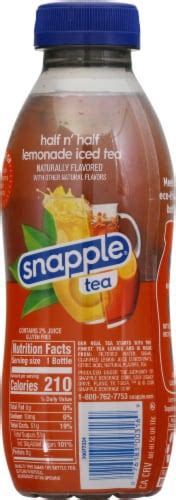 Snapple® Half N Half Iced Tea And Lemonade Drink 16 Fl Oz Fred Meyer