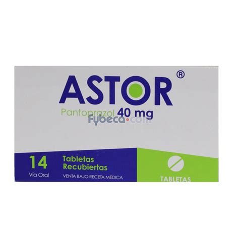 Astor Tabletas Recubiertas 40 Mg C14 Suelta Fybeca