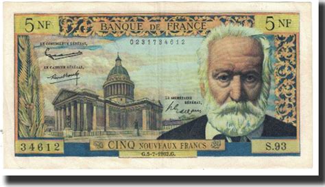 Frankreich Nouveaux Francs Victor Hugo G Gouin Vz Ma Shops