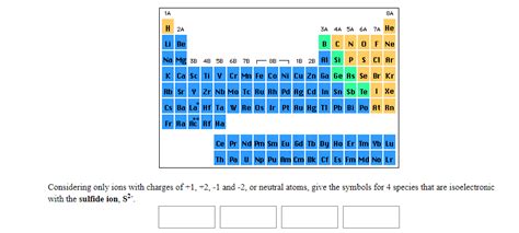 Solved A A H A A He A A A A Li Be B C N O F Ne S Ci Chegg