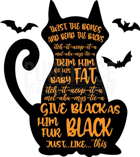 Twist The Bones And Bend The Back SVG Hocus Pocus SVG Hocus Pocus