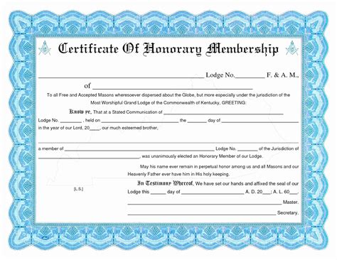 Llc Member Certificate Template