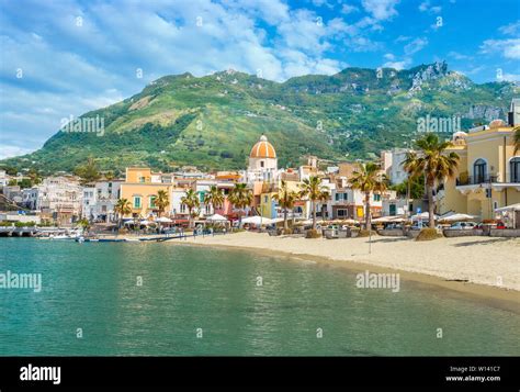 Landscape with Forio, Ischia island, Italy Stock Photo - Alamy