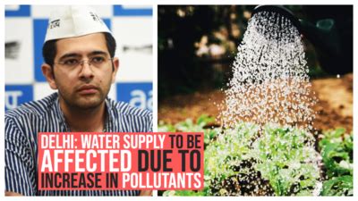 Raghav Chadha Water Supply To Be Affected In Several Parts Of Delhi