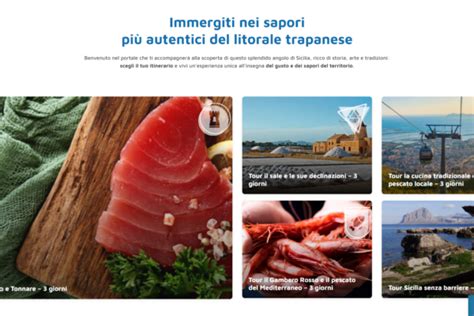 Portale Turistico Itinerari Del Gusto Trapani FacilePA