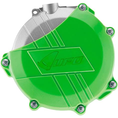 Ufo Kawasaki Kx F Clutch Cover Protector With Screws Green