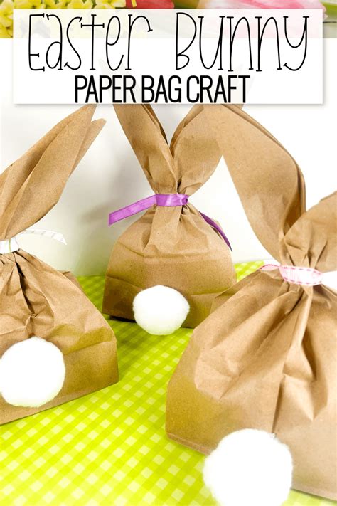 Easy And Adorable Easter Bunny Paper Bag Craft