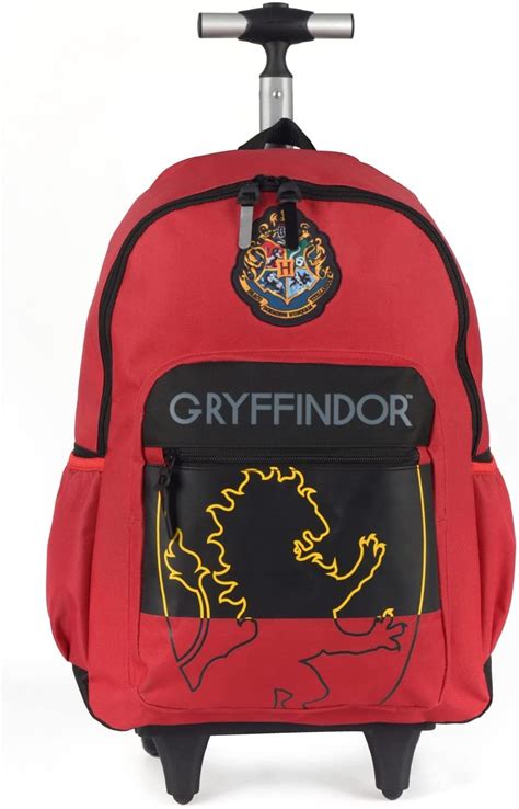 Mochila Rodinha Harry Potter Vermelha Luxcel 375665 MadeiraMadeira