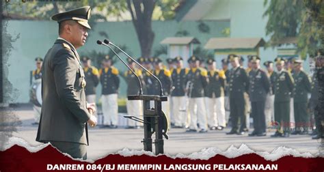 Upacara Peringatan Hari Kesaktian Pancasila KOREM 084 BHASKARA JAYA