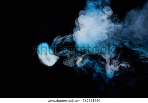 Blue Purple Vape Smoke Ring On Stock Photo 762521980 Shutterstock