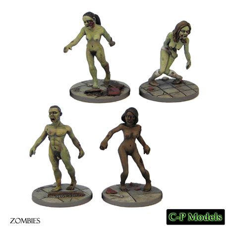 Naked Zombies Miniset Net Miniatures Collectors Guide