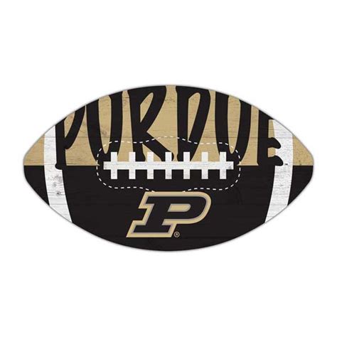 Purdue Wood Football Sign - Buy Online Now