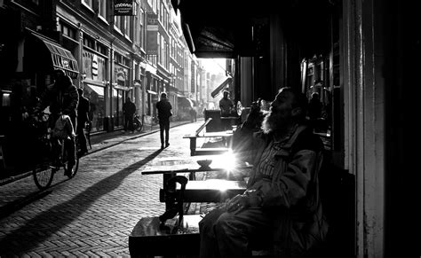 Fond D Cran Monochrome Rue Nuit Route La Photographie