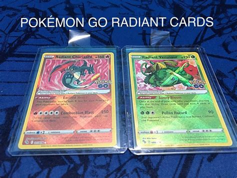 Pokemon Go Radiant Charizard Radiant Venusaur Hobbies Toys Toys