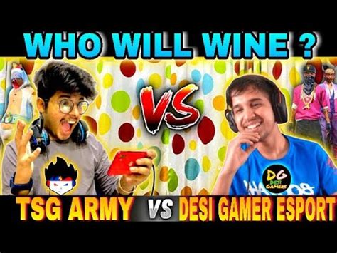 TSG ARMY VS DESI GAMER ESPORT 4VS4 TOURNAMENT HIGHLIGHTS TSG VS DESI