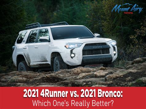 Runner Vs Bronco Which Ones Really Better Mount Airy