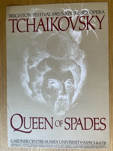 QUEEN OF SPADES Opera Poster By Peter Kettle Artist And Designer