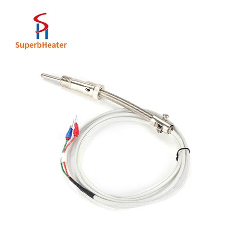 K Type Thread Thermocouple Shielding Wire Screw Type Thermocouple Probe