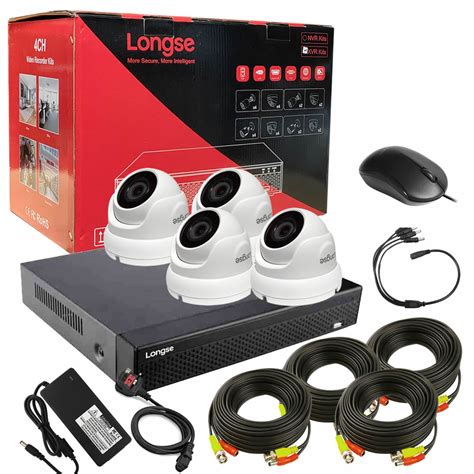 Longse CCTV Kit 4 Channel 8MP XVR Recorder 4 X 8MP AHD TVI CVI BNC