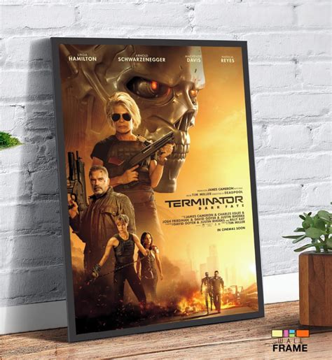 Quadro P Ster Filme O Exterminador Do Futuro Destino Sombrio