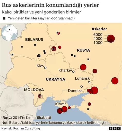 Rusya nın Ukrayna sınırındaki askeri gücü ne kadar büyük BBC News Türkçe