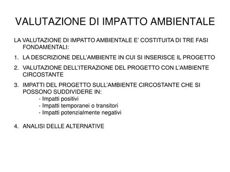 Ppt Valutazione Di Impatto Ambientale Powerpoint Presentation Free