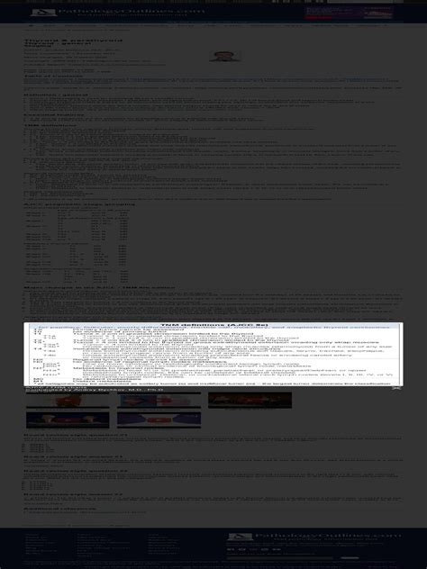 Pathology Outlines Staging Pdf Metastasis Thyroid
