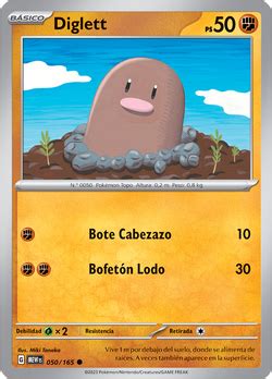 Diglett 151 TCG WikiDex la enciclopedia Pokémon