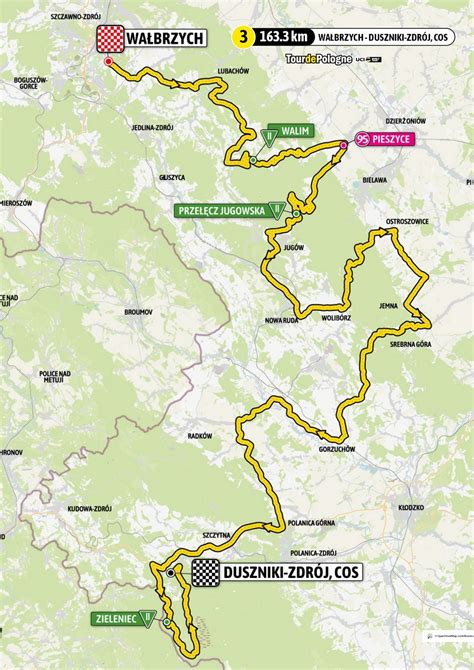 Tour de Pologne 2023 parcours et profils des étapes Videos de cyclisme