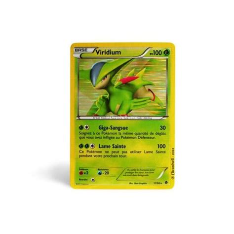 Carte Pok Mon Viridium Pv N B Pouvoirs Mergents Neuf Fr