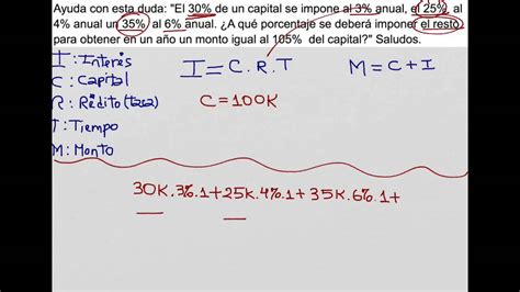 Como Resolver Problemas De Interés Simple Youtube