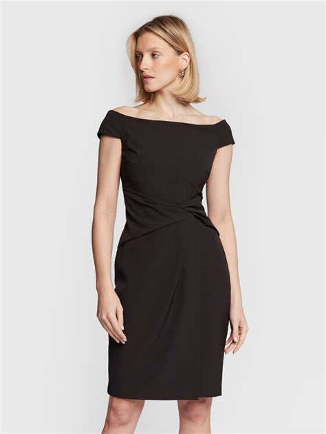 Lauren Ralph Lauren Rochie Cocktail Negru Slim Fit Modivo Ro