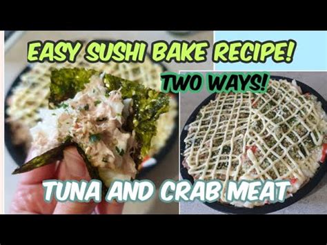 Easy Sushi Bake Recipe Pang Negosyo Recipe YouTube