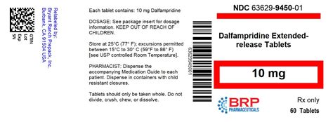 DALFAMPRIDINE Tablet Film Coated Extended Release