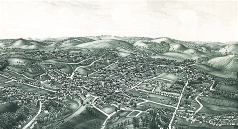 Historic Old Map Of White Plains New York From Knowol