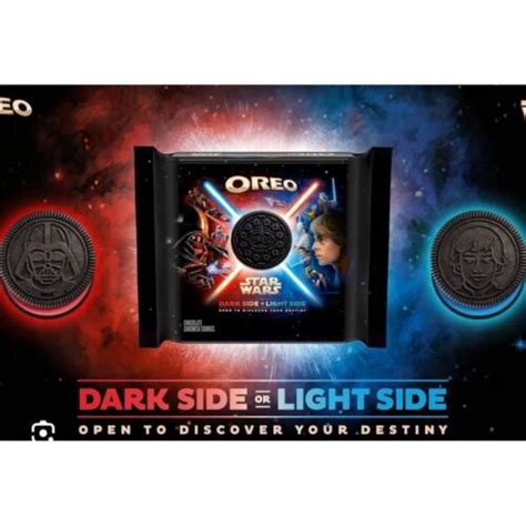 STAR WARS OREO New Limited RED BLUE CREME Kyber Sugar CRYSTAL COOKIES