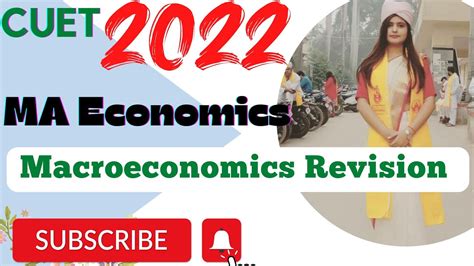 CUET MA Economics Entrance Revision Macroeconomics Revision Cuet Pg