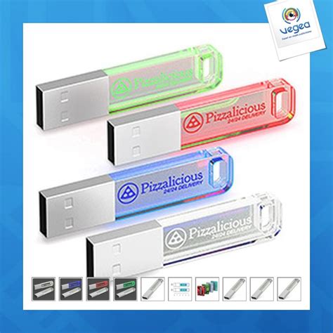 Clé USB publicitaire Clé usb personnalisable lumineuse iron crystal