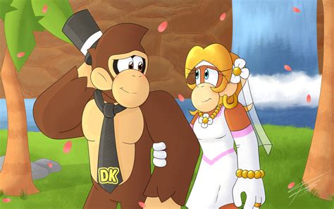 Donkey Kong X Candy Kong Wedding By Firebear64 On Deviantart