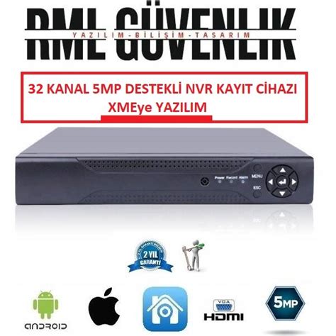 Kanal Mp Destekli Nvr Ip Kamera Kay T Cihaz Rml Fiyatlar