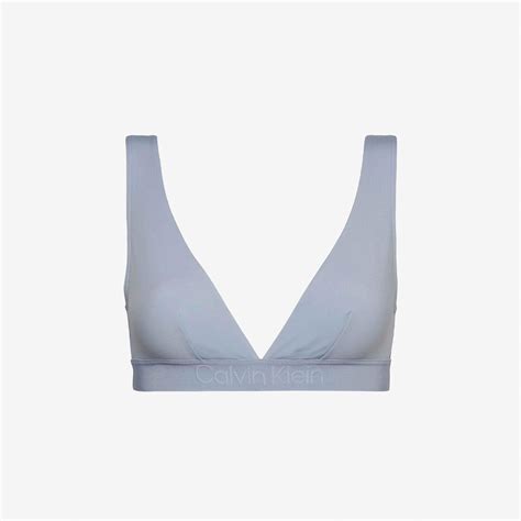 Calvin Klein Triangle Kad N Mavi Bikini St Kadin Mayo Bikini