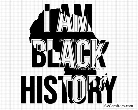 I Am Black History Svg Black Girl Magic Svg Black Lives Etsy