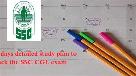 30 Days Detailed Study Plan For The SSC CGL Exam