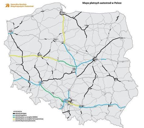 Autostrada A Odcinki P Atne Mapa Platne Autostrady W Polsce Ceny